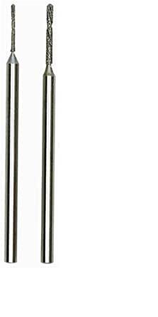 Juego de 2 brocas diamantadas 0.8 y 1.2 mm