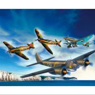 4 AVIONES BATTLE OF BRITAIN (85TH ANNIVERSARY) 1:72