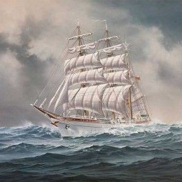 Barco Gorch Fock. Escala 1:350