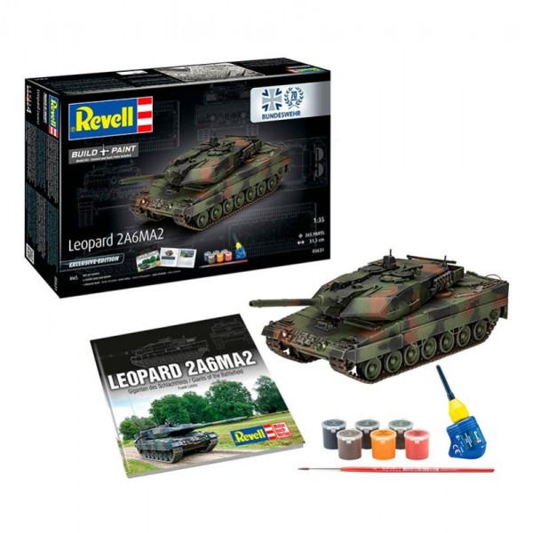 TANQUE 70 YEARS BUNDESWEHR: LEOPARD 2 A6A2 "EXCLUSIVE EDI 1:35