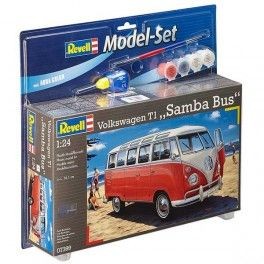 Model Set Furgoneta Volkswagen T1 "Samba Bus" escala 1:24
