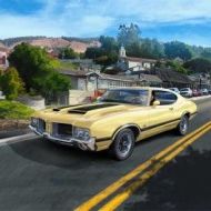 Model Set Coche 71 Oldsmobile 442 escala 1:24