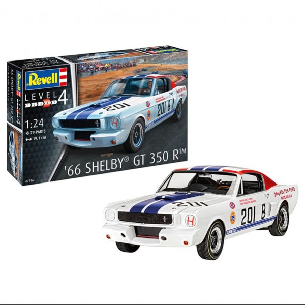 MODEL SET COCHE 1965 SHELBY GT 350 R 1:24