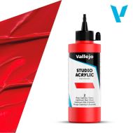 VALLEJO ACRYLIC STUDIO COLOR ROJO CADMIO (TONO) 200 ML