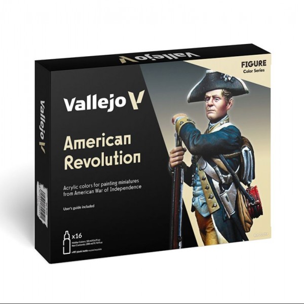 FIGURAS / SET 16 MODEL COLOR AMERICAN REVOLUTION 18ML