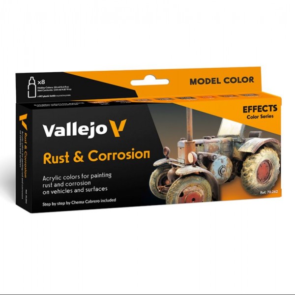 EFECTOS / SET 8 MODEL COLOR RUST & CORROSSION C.CABRERO 18ML