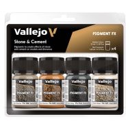 SET 4 PIGMENTS PIEDRA Y CEMENTO 35 ML