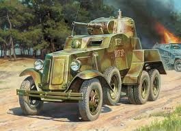 SOVIET ARMORED CAR BA-10 1/100