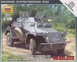 SD.KFZ.222 ARMORED CAR 1/100