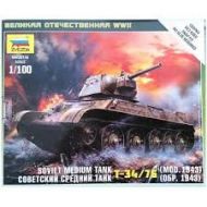 SOVIET MEDIUM TANK T-34/76 MOD 1942 1/100