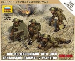BRITISH MACHINE GUN W/CREW 1939-42 1/72
