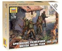 BRITISH RECONNAISSANCE TEAM WWII 1/72