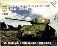 US-MEDIUM TANK M4A2 SHERMAN 1/100