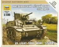 US LIGHT TANK M3A1 "STUART" 1/100