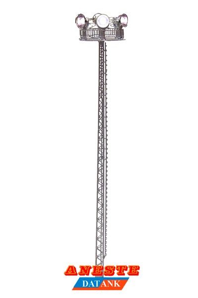 Torre celosía metal de 6 reflectores 1/160