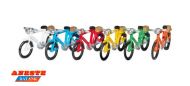 Bicicletas de varios colores 1/87