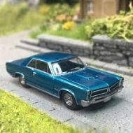 Pontiac GTO coupe verde 1/87