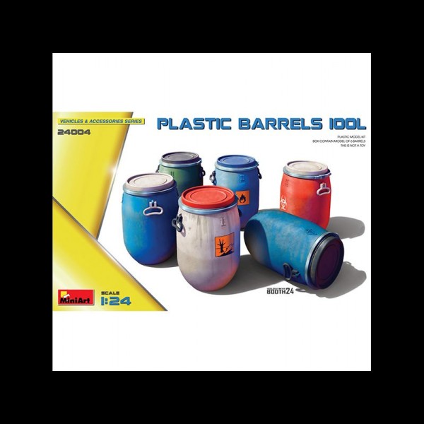  ACCESORIOS PLASTIC BARRELS 100L 1/24