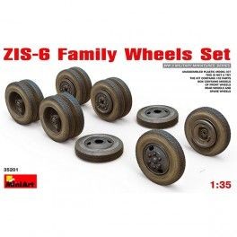 Accesorios ZIS-6 Family Wheels Set. Escala 1/35