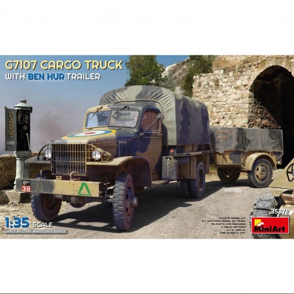 CAMIÓN G7107 CARGO TRUCK WITH BEN HUR" TRAILER" 1/35