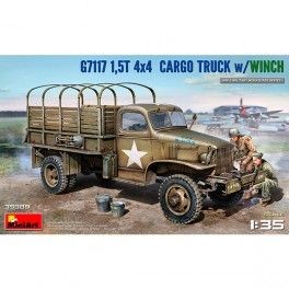 1,5t 4x4 G7117 Cargo Truck Winc, con cabestrante  Scale: 1/35