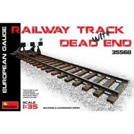 Accesorios Railway Track & Dead End (European Gauge), escala  1/35