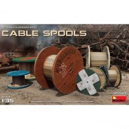 Accesorios Cable Spools, escala 1/35