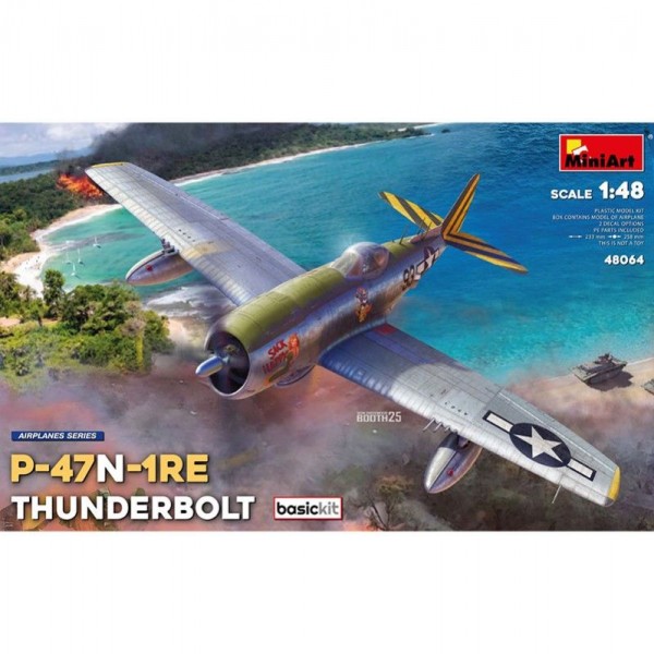 AVIÓN P-47N-1RE THUNDERBOLT. BASIC KIT 1/48