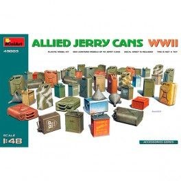 Accesorios Allied Jerry Cans WW2. Escala 1/48