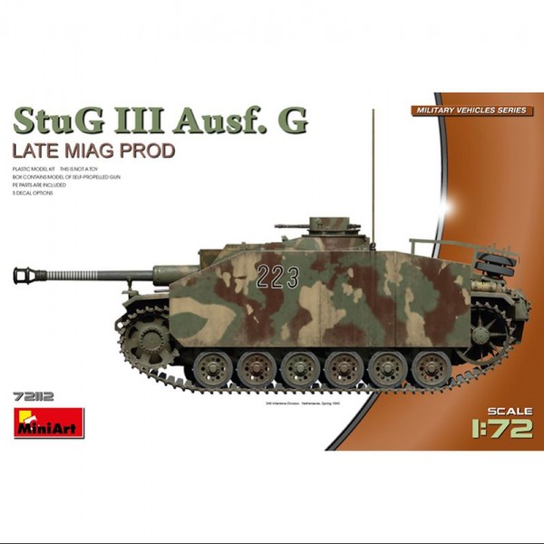 STUG III AUSF. G LATE MIAG PROD. 1/72