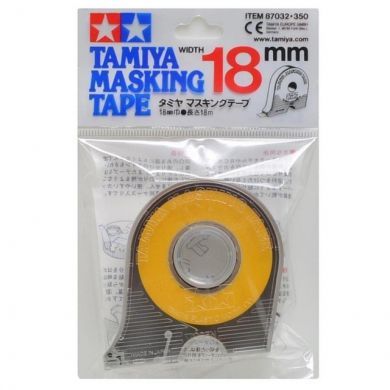 Cinta enmascarar con portarrollo 18mm