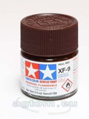 Rojo casco acrílico