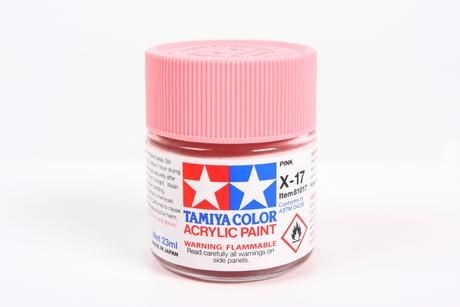 Rosa brillo acrílico