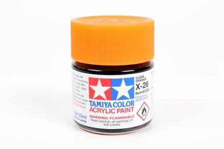 Naranja translucido acrílico 