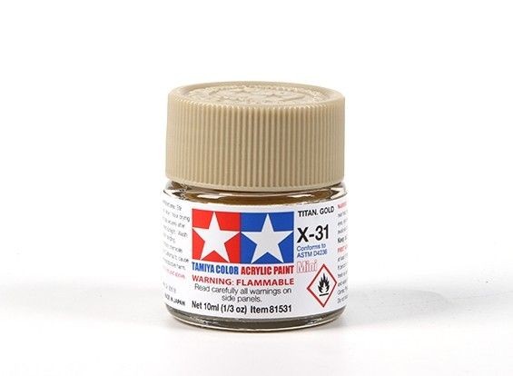 Titanium oro brillo acrílico