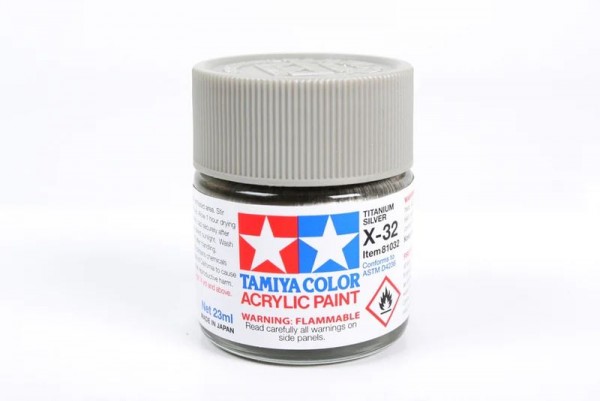 Titanium plata acrílico 