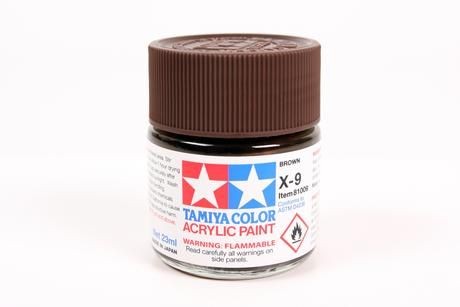 Marrón brillo acrílico