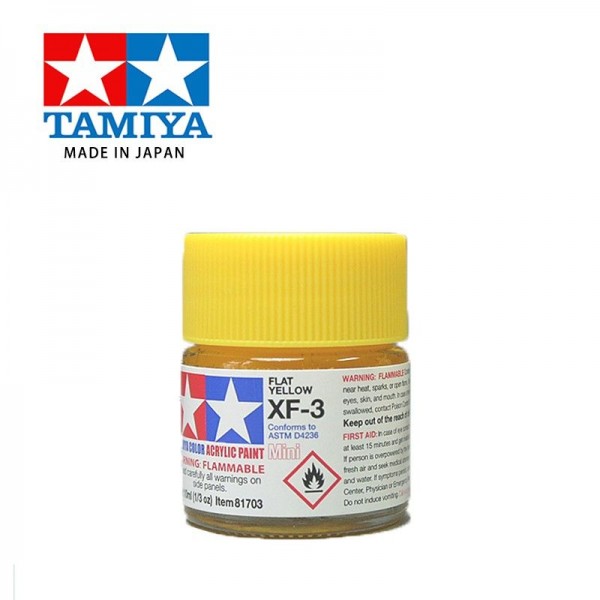 Amarillo mate acrílico