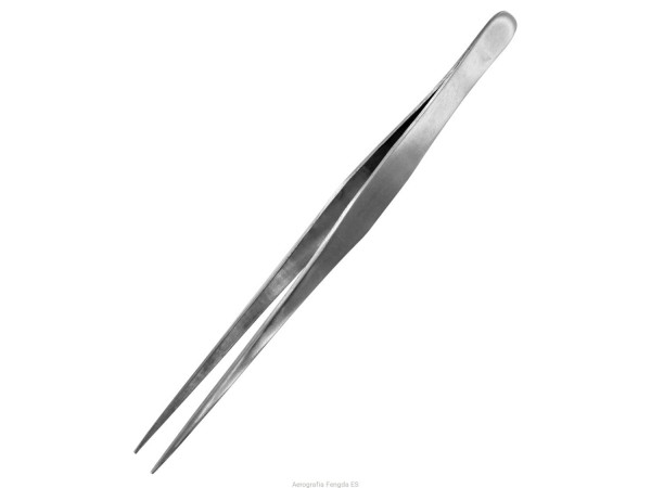 Pinzas de punta recta en acero inoxidable (175 mm.)
